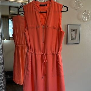 Really cute neon orange dress